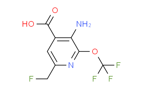 AM189429 | 1803950-08-4 | 3-Amino-6-(fluoromethyl)-2-(trifluoromethoxy)pyridine-4-carboxylic acid