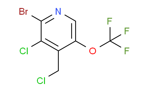 2-Bromo-3-chloro-4-(chloromethyl)-5-(trifluoromethoxy)pyridine