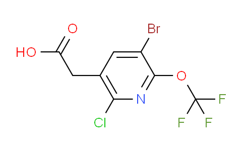 AM189451 | 1806111-53-4 | 3-Bromo-6-chloro-2-(trifluoromethoxy)pyridine-5-acetic acid