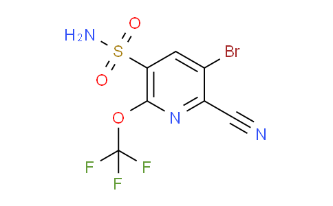 AM189465 | 1803666-98-9 | 3-Bromo-2-cyano-6-(trifluoromethoxy)pyridine-5-sulfonamide