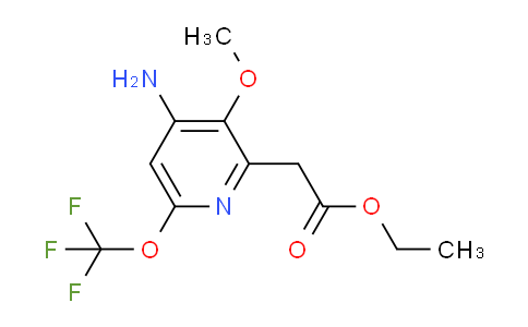 AM18947 | 1806095-39-5 | Ethyl 4-amino-3-methoxy-6-(trifluoromethoxy)pyridine-2-acetate
