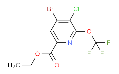 AM189474 | 1804391-78-3 | Ethyl 4-bromo-3-chloro-2-(trifluoromethoxy)pyridine-6-carboxylate