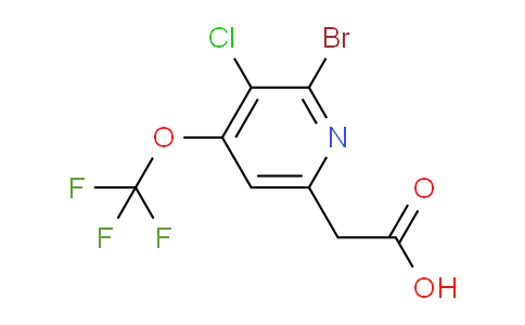 AM189480 | 1805999-73-8 | 2-Bromo-3-chloro-4-(trifluoromethoxy)pyridine-6-acetic acid