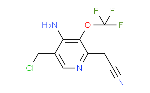 AM189481 | 1804543-33-6 | 4-Amino-5-(chloromethyl)-3-(trifluoromethoxy)pyridine-2-acetonitrile