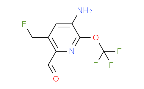 AM189500 | 1804614-32-1 | 3-Amino-5-(fluoromethyl)-2-(trifluoromethoxy)pyridine-6-carboxaldehyde