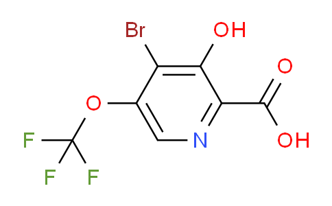 AM189551 | 1804563-97-0 | 4-Bromo-3-hydroxy-5-(trifluoromethoxy)pyridine-2-carboxylic acid