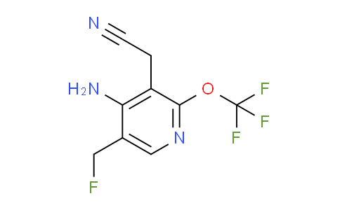 AM189562 | 1804021-94-0 | 4-Amino-5-(fluoromethyl)-2-(trifluoromethoxy)pyridine-3-acetonitrile