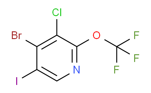 4-Bromo-3-chloro-5-iodo-2-(trifluoromethoxy)pyridine