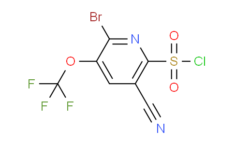 AM189568 | 1806228-41-0 | 2-Bromo-5-cyano-3-(trifluoromethoxy)pyridine-6-sulfonyl chloride