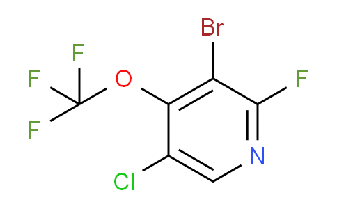 3-Bromo-5-chloro-2-fluoro-4-(trifluoromethoxy)pyridine