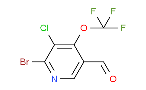 AM189584 | 1806173-51-2 | 2-Bromo-3-chloro-4-(trifluoromethoxy)pyridine-5-carboxaldehyde