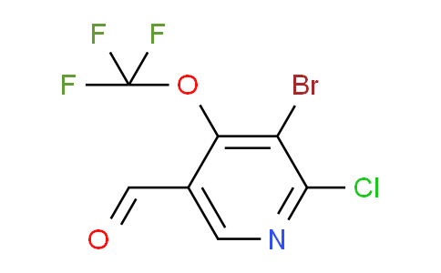 AM189597 | 1804591-40-9 | 3-Bromo-2-chloro-4-(trifluoromethoxy)pyridine-5-carboxaldehyde