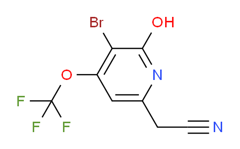 AM189615 | 1803950-78-8 | 3-Bromo-2-hydroxy-4-(trifluoromethoxy)pyridine-6-acetonitrile