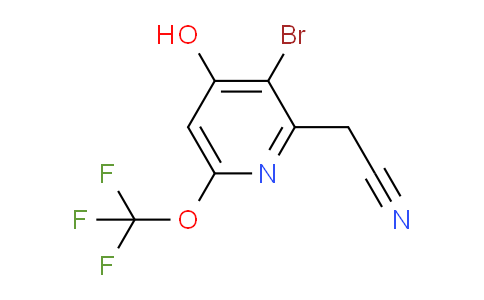 AM189618 | 1803671-61-5 | 3-Bromo-4-hydroxy-6-(trifluoromethoxy)pyridine-2-acetonitrile