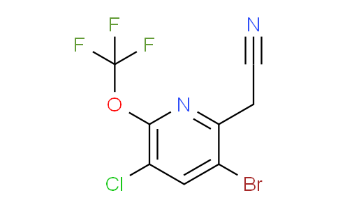 AM189626 | 1804590-92-8 | 3-Bromo-5-chloro-6-(trifluoromethoxy)pyridine-2-acetonitrile