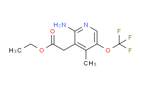 Ethyl 2-amino-4-methyl-5-(trifluoromethoxy)pyridine-3-acetate