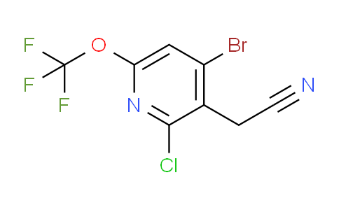 AM189630 | 1803602-26-7 | 4-Bromo-2-chloro-6-(trifluoromethoxy)pyridine-3-acetonitrile