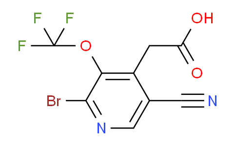 AM189634 | 1806105-41-8 | 2-Bromo-5-cyano-3-(trifluoromethoxy)pyridine-4-acetic acid