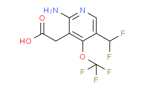 2-Amino-5-(difluoromethyl)-4-(trifluoromethoxy)pyridine-3-acetic acid