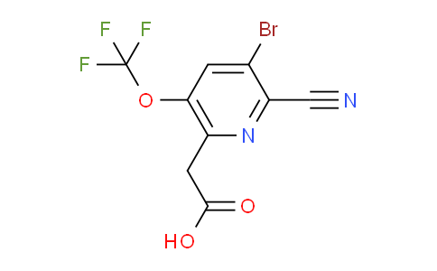 AM189645 | 1804589-00-1 | 3-Bromo-2-cyano-5-(trifluoromethoxy)pyridine-6-acetic acid