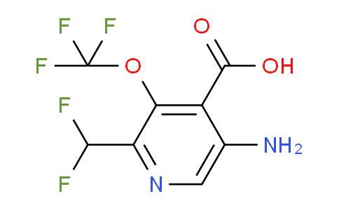 AM189647 | 1803990-97-7 | 5-Amino-2-(difluoromethyl)-3-(trifluoromethoxy)pyridine-4-carboxylic acid