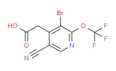 AM189648 | 1806105-50-9 | 3-Bromo-5-cyano-2-(trifluoromethoxy)pyridine-4-acetic acid