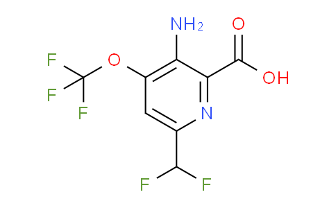 AM189649 | 1806137-09-6 | 3-Amino-6-(difluoromethyl)-4-(trifluoromethoxy)pyridine-2-carboxylic acid