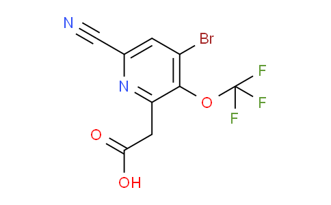 AM189653 | 1806105-51-0 | 4-Bromo-6-cyano-3-(trifluoromethoxy)pyridine-2-acetic acid