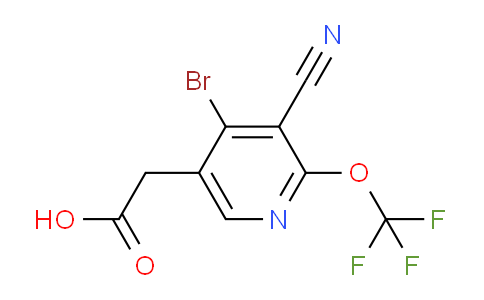 AM189655 | 1804394-65-7 | 4-Bromo-3-cyano-2-(trifluoromethoxy)pyridine-5-acetic acid