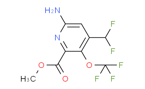 AM189656 | 1803447-24-6 | Methyl 6-amino-4-(difluoromethyl)-3-(trifluoromethoxy)pyridine-2-carboxylate