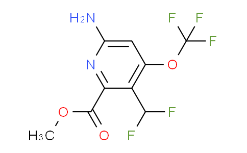 AM189665 | 1806097-61-9 | Methyl 6-amino-3-(difluoromethyl)-4-(trifluoromethoxy)pyridine-2-carboxylate