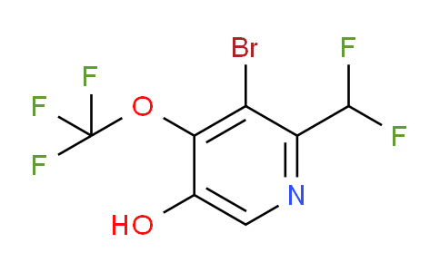 AM189669 | 1804602-49-0 | 3-Bromo-2-(difluoromethyl)-5-hydroxy-4-(trifluoromethoxy)pyridine