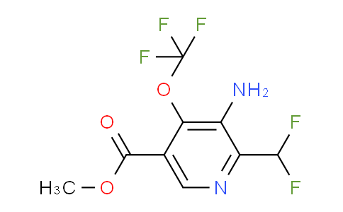 AM189670 | 1803603-02-2 | Methyl 3-amino-2-(difluoromethyl)-4-(trifluoromethoxy)pyridine-5-carboxylate