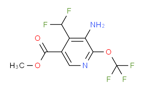 AM189676 | 1804372-76-6 | Methyl 3-amino-4-(difluoromethyl)-2-(trifluoromethoxy)pyridine-5-carboxylate