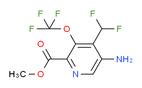 AM189679 | 1803951-96-3 | Methyl 5-amino-4-(difluoromethyl)-3-(trifluoromethoxy)pyridine-2-carboxylate