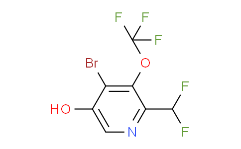 AM189680 | 1804649-83-9 | 4-Bromo-2-(difluoromethyl)-5-hydroxy-3-(trifluoromethoxy)pyridine