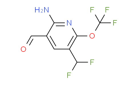 AM189687 | 1804540-85-9 | 2-Amino-5-(difluoromethyl)-6-(trifluoromethoxy)pyridine-3-carboxaldehyde