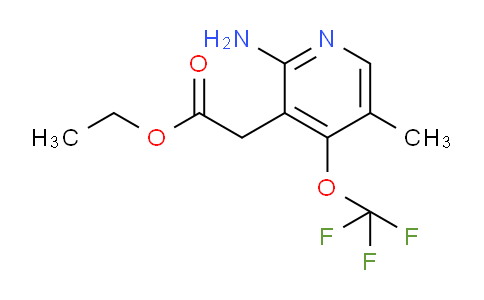 Ethyl 2-amino-5-methyl-4-(trifluoromethoxy)pyridine-3-acetate