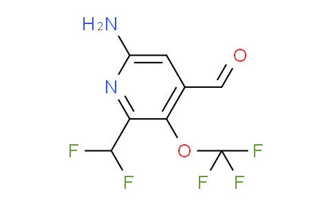 AM189690 | 1803658-97-0 | 6-Amino-2-(difluoromethyl)-3-(trifluoromethoxy)pyridine-4-carboxaldehyde