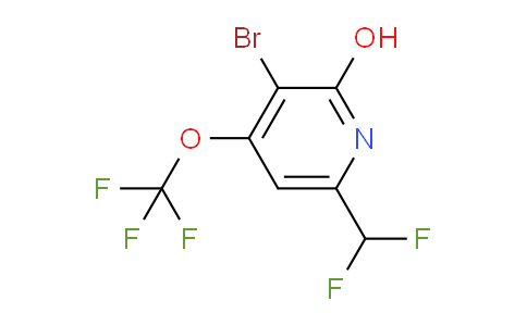 AM189693 | 1804563-18-5 | 3-Bromo-6-(difluoromethyl)-2-hydroxy-4-(trifluoromethoxy)pyridine