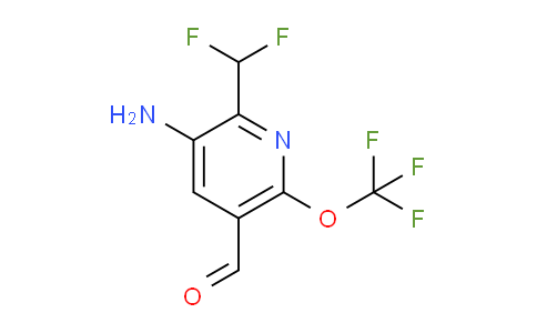 AM189696 | 1803602-56-3 | 3-Amino-2-(difluoromethyl)-6-(trifluoromethoxy)pyridine-5-carboxaldehyde