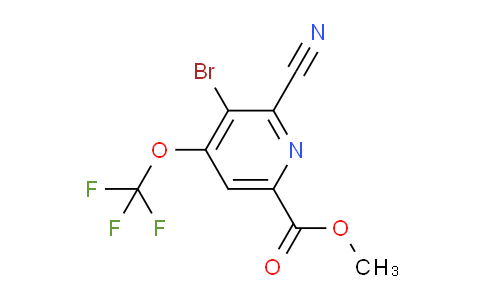 AM189697 | 1806081-38-8 | Methyl 3-bromo-2-cyano-4-(trifluoromethoxy)pyridine-6-carboxylate