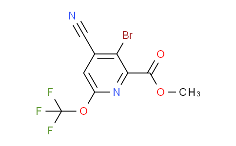 AM189701 | 1806156-12-6 | Methyl 3-bromo-4-cyano-6-(trifluoromethoxy)pyridine-2-carboxylate