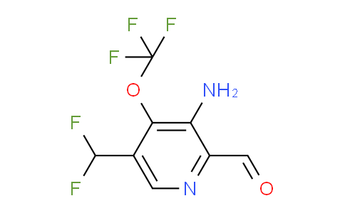 AM189702 | 1806191-57-0 | 3-Amino-5-(difluoromethyl)-4-(trifluoromethoxy)pyridine-2-carboxaldehyde