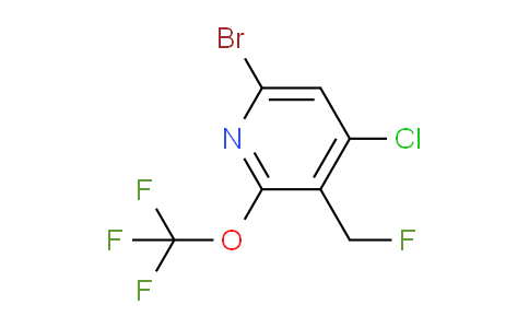 AM189703 | 1804639-91-5 | 6-Bromo-4-chloro-3-(fluoromethyl)-2-(trifluoromethoxy)pyridine