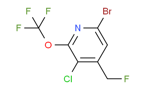 AM189705 | 1806080-36-3 | 6-Bromo-3-chloro-4-(fluoromethyl)-2-(trifluoromethoxy)pyridine