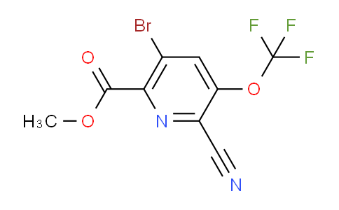 AM189712 | 1804588-84-8 | Methyl 5-bromo-2-cyano-3-(trifluoromethoxy)pyridine-6-carboxylate
