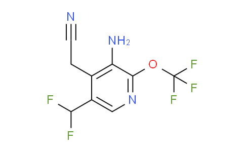 3-Amino-5-(difluoromethyl)-2-(trifluoromethoxy)pyridine-4-acetonitrile
