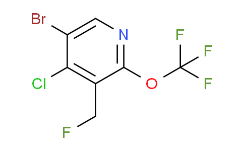 5-Bromo-4-chloro-3-(fluoromethyl)-2-(trifluoromethoxy)pyridine