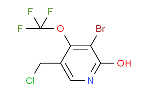 3-Bromo-5-(chloromethyl)-2-hydroxy-4-(trifluoromethoxy)pyridine
